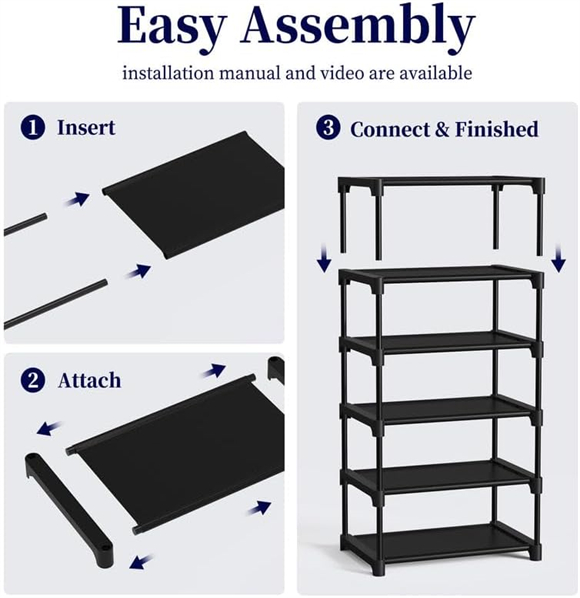 Shoe rack with cover